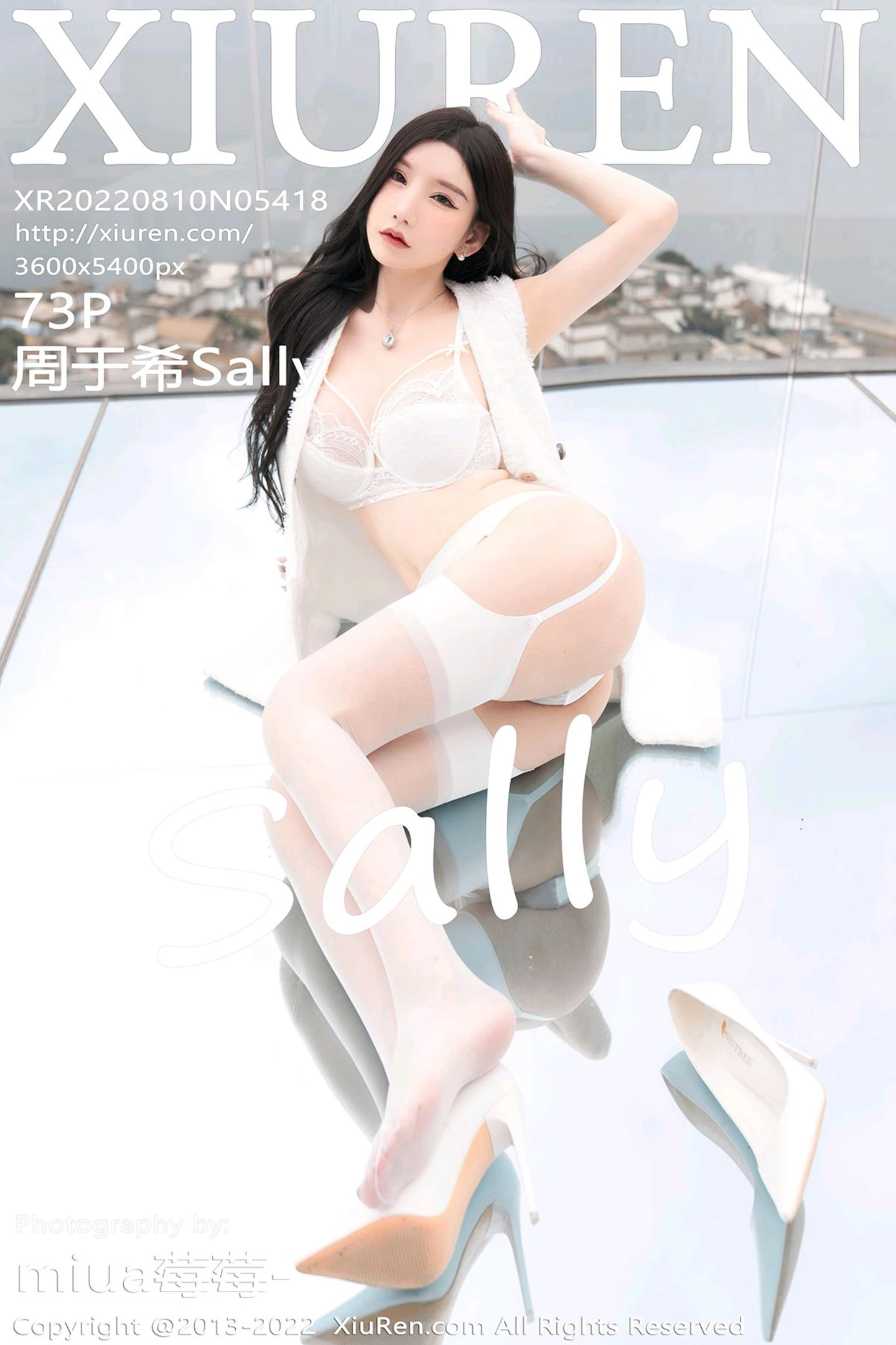 [XiuRen秀人网]No.5418_女神周于希Sally心愿旅拍脱白色外衣露白色蕾丝内衣诱惑写真73P-秀人网 - XiuRen.Xyz
